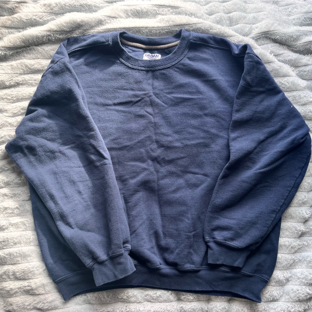 Gildan Dark Blue Crewneck Sweatshirt